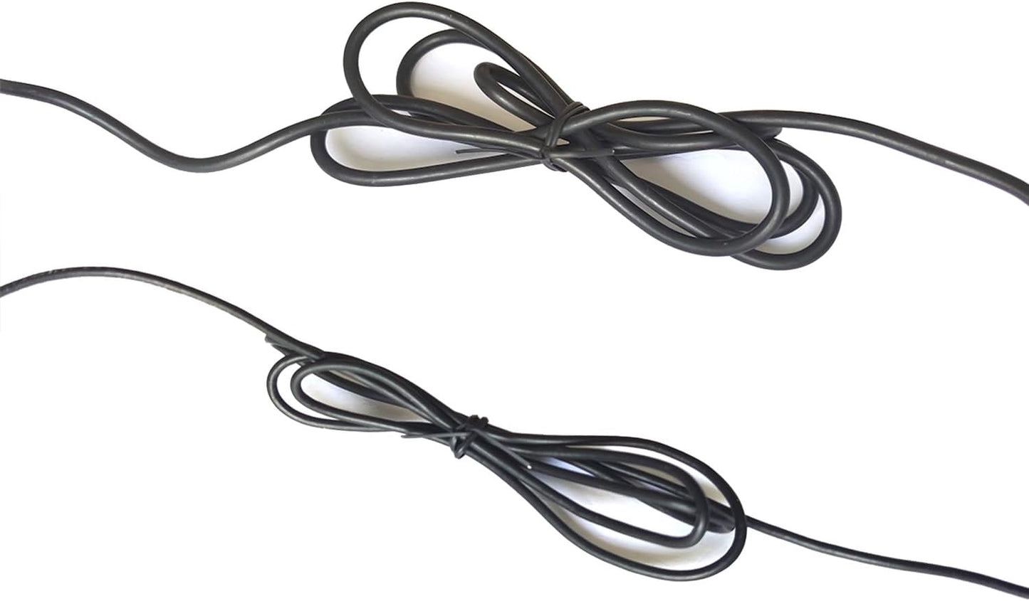 1000 pcs 6 inch Black Cable Twist Ties Plastic Twist Ties with Rugged Metal Innercores Reusable Fastening Cable Cord Wire Ties