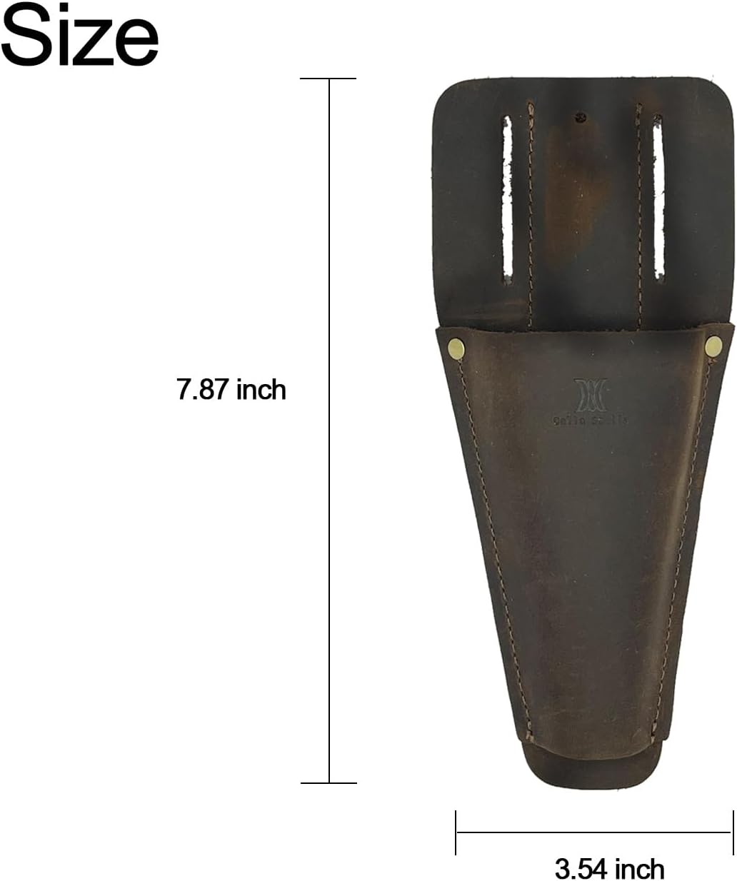 Garden Leather Pruner Sheath,Tool Holster for Gardening Pruning Shears,Durable Scissor Protector Cover