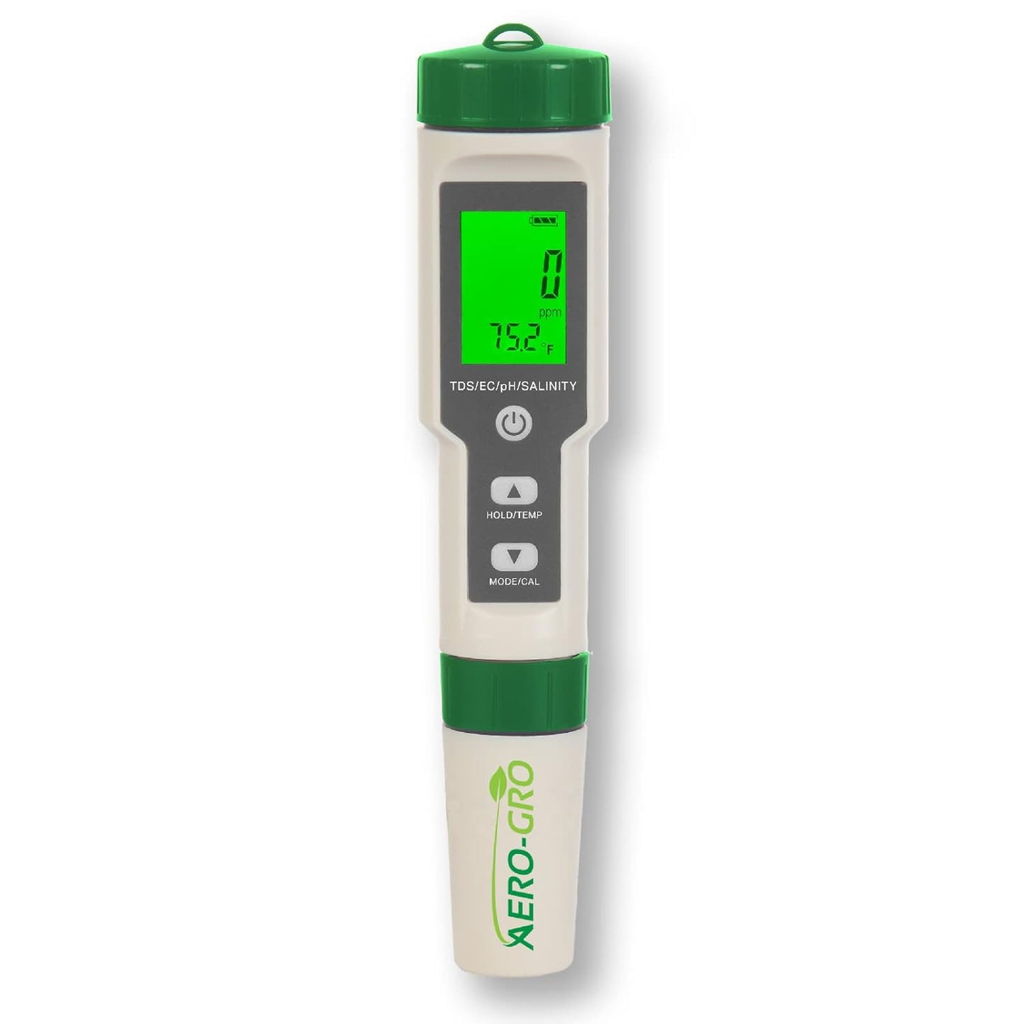Digital 5-in-1 Meter: 5 Functions: pH, TDS, EC, Salinity%, Salinity ppm, and Temp, IP67 Waterproof, Pen-Type Tester for Hydroponics, Water, Wine, Spas, Aquariums