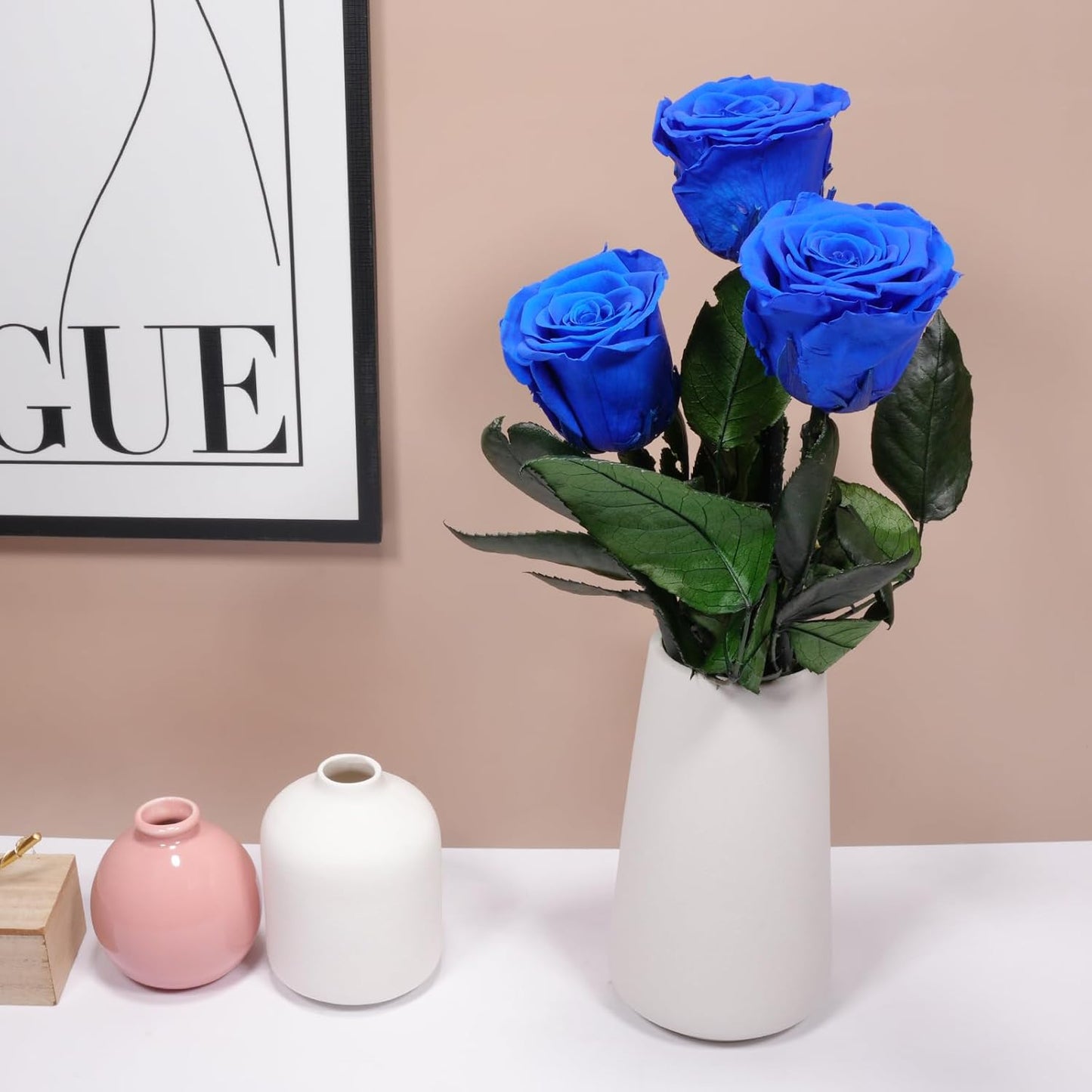 Yamonic Preserved Flowers Rose Gifts for Women Mom, Mothers Day Flowers Gifts for Mom, Real Flower Rose Birthday Gifts for Her, Grandma, Wife,Girlfriend Gifts on Christmas,Valentine's Day,Anniversary