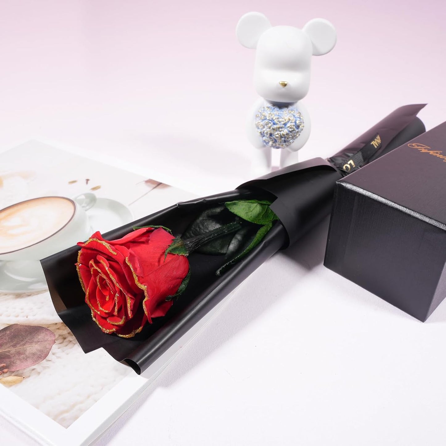 Yamonic Rose Gifts for Women, Mothers Day Rose Flowers Gifts for Mom, Real Flower Birthday Gifts for Women,Grandma,Girlfriend,Christmas,Valentine's Day,Anniversary,Preserved Flowers for Delivery Prime