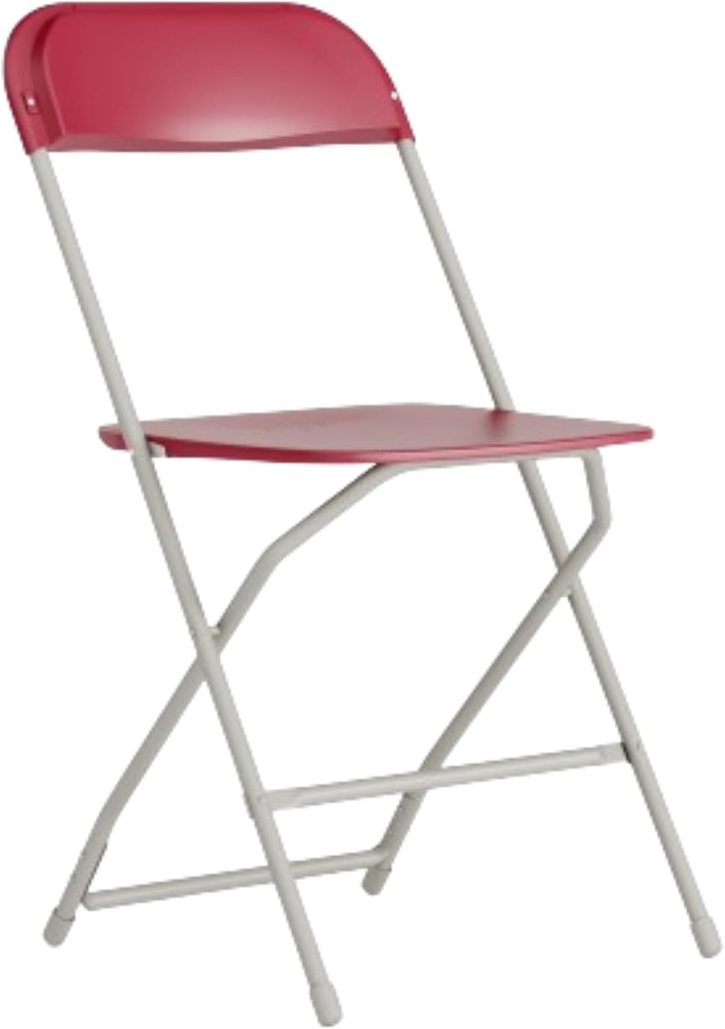 Flash Furniture Hercules Series Plastic Folding Chair - Red - 650LB Weight Capacity Comfortable Event Chair - Lightweight Folding Chair