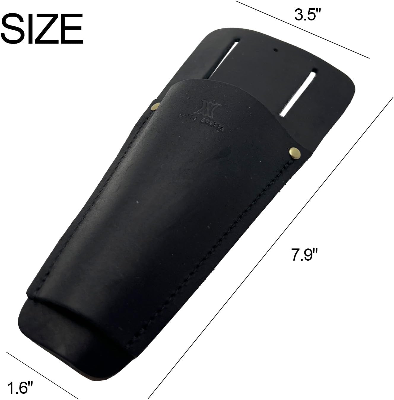 Garden Leather Pruner Sheath,Tool Holster for Gardening Pruning Shears,Durable Scissor Protector Cover