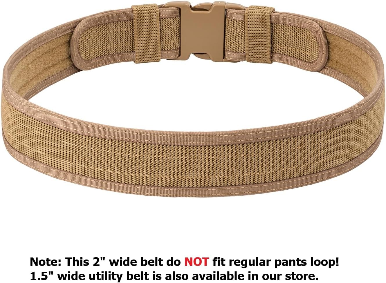 Security EMS EMT Firefighters Work Belt 2" Wide Camping Hiking Utility Tool Belt Airsoft Paintball Gear Holster Belt