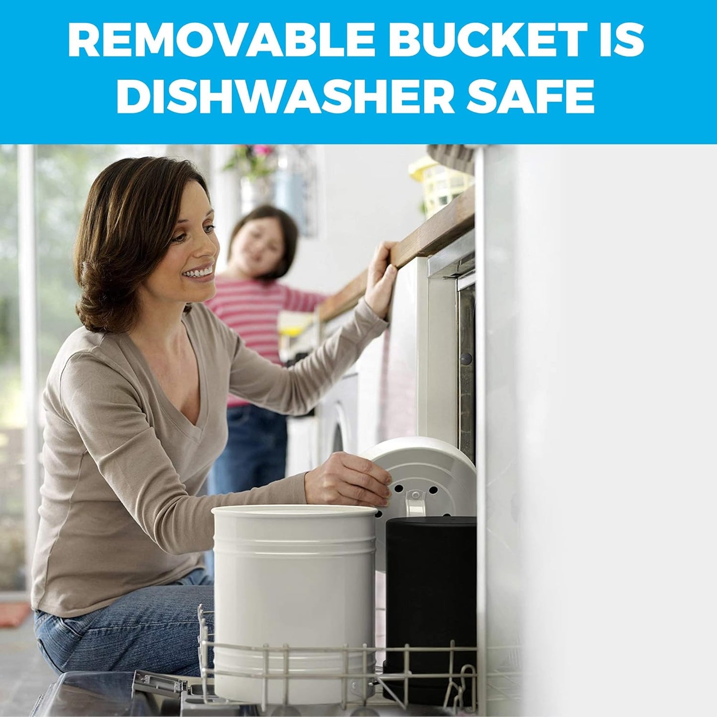 3 Liter Small Indoor Kitchen Compost Bin, Odorless Composting Bin with Carbon Filters, Countertop Compost Bucket with Lid, Metal Kitchen Composter with Plastic Bucket Liner for Food & Waste Recycling