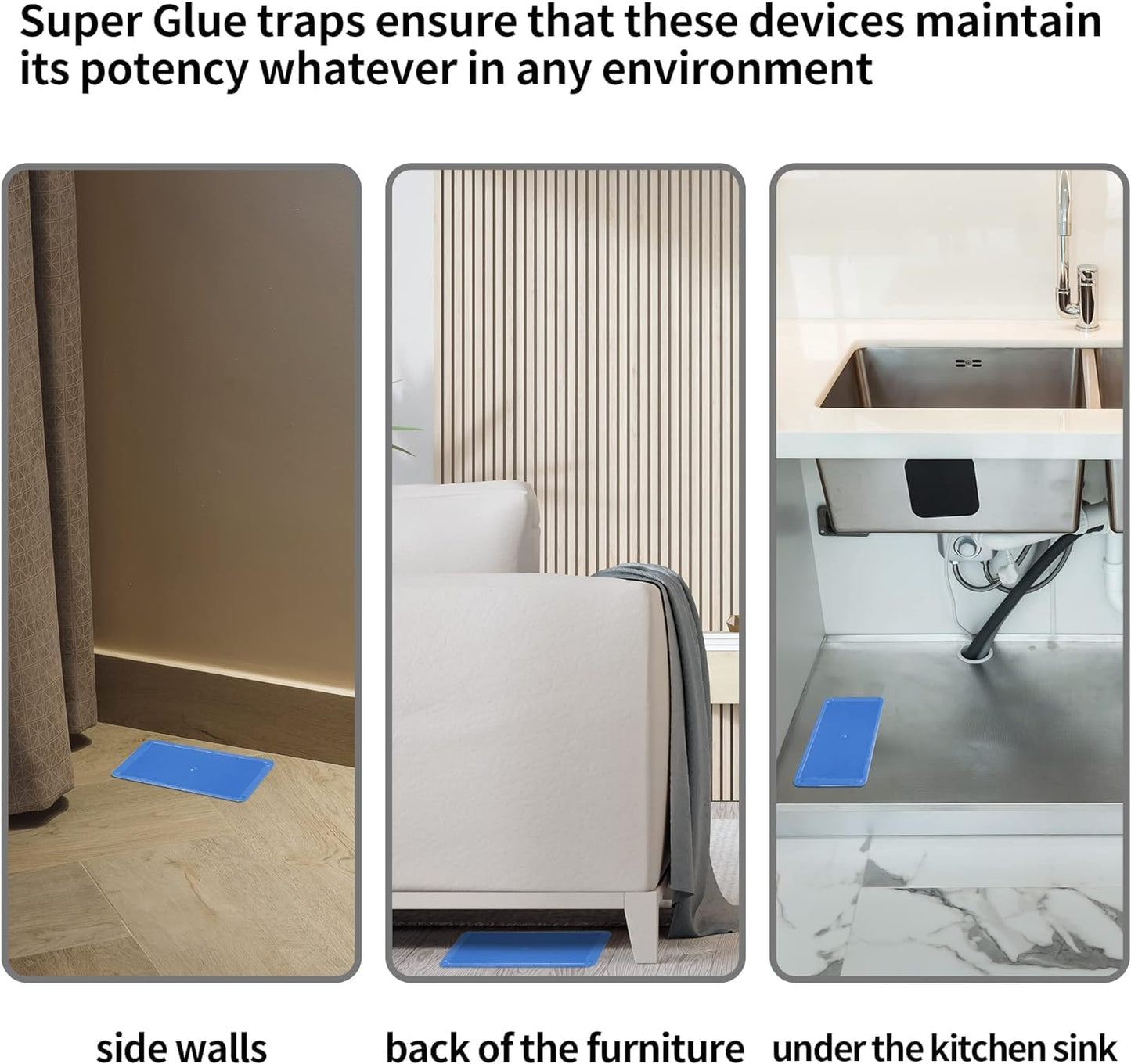 LULUCATCH Mouse Traps 14 Pack, Heavy Duty Mouse Traps Indoor for Home, Rat Trap for Mice & Snakes with Non-Toxic Glue, Large Mice Traps Indoor, Pet Safe Pest Control