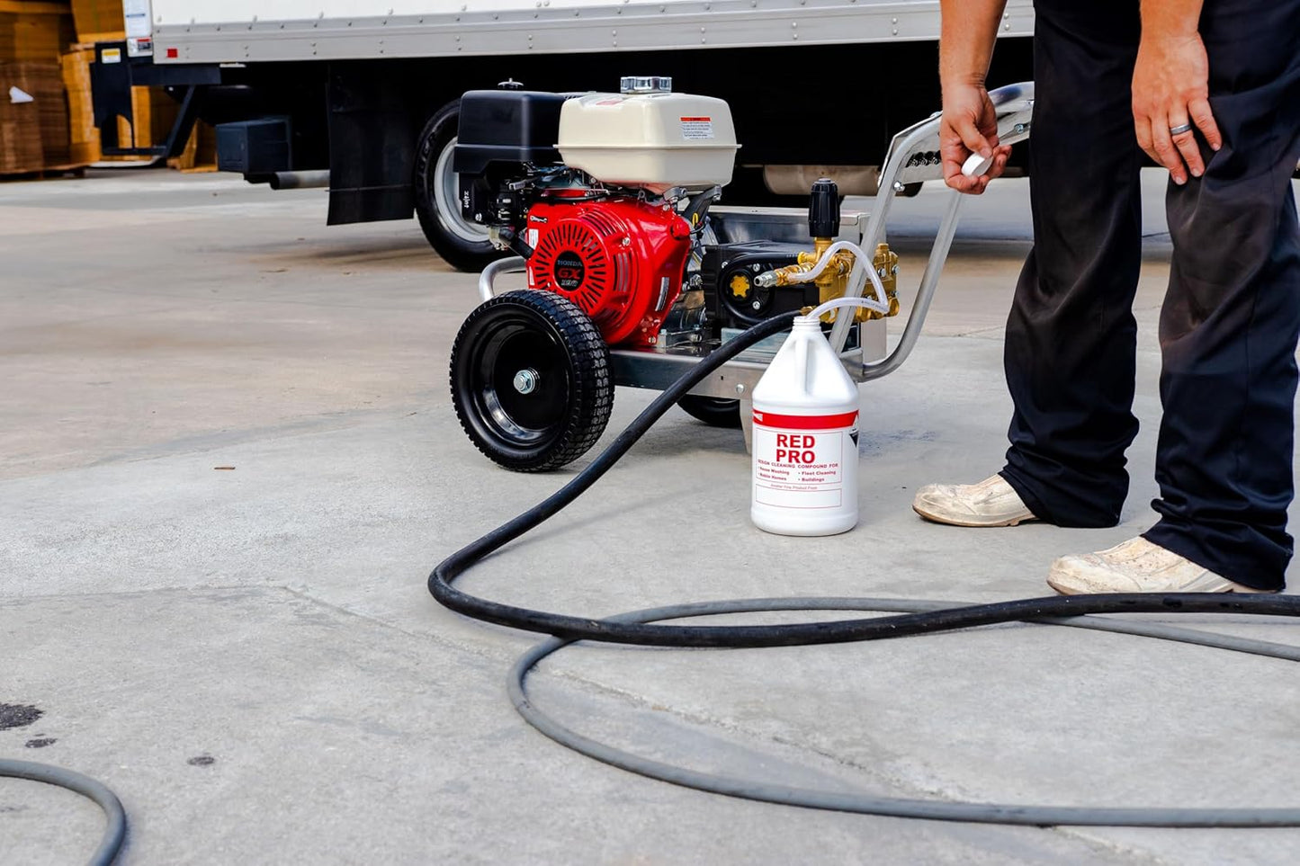 Eagle II EB4040KG Belt Driven 4000 PSI Cold Water Pressure Washer, 4.0 GPM, CH440 Engine, Includes Spray Gun and Extension Wand, 5 QC Nozzle Tips, 3/8-inch x 50-Foot Non-Marking Hose