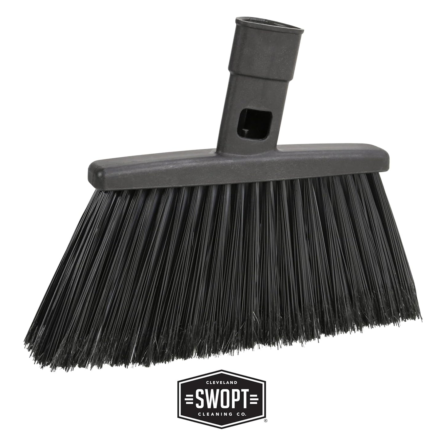SWOPT 24” Microfiber Dust Mop, Angle Broom + 48” & 60" Steel Handles, Combo — Cleaning Heads with Long Handles Interchangeable with All SWOPT Cleaning Products — Clean Hard-to-Reach Areas