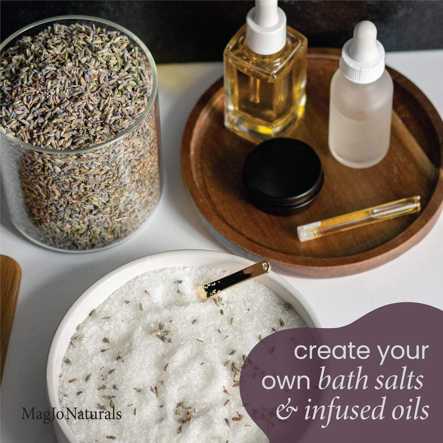 MagJo Naturals European Lavender Flowers (Extra Grade) - 100% Raw from Europe - 3 pounds