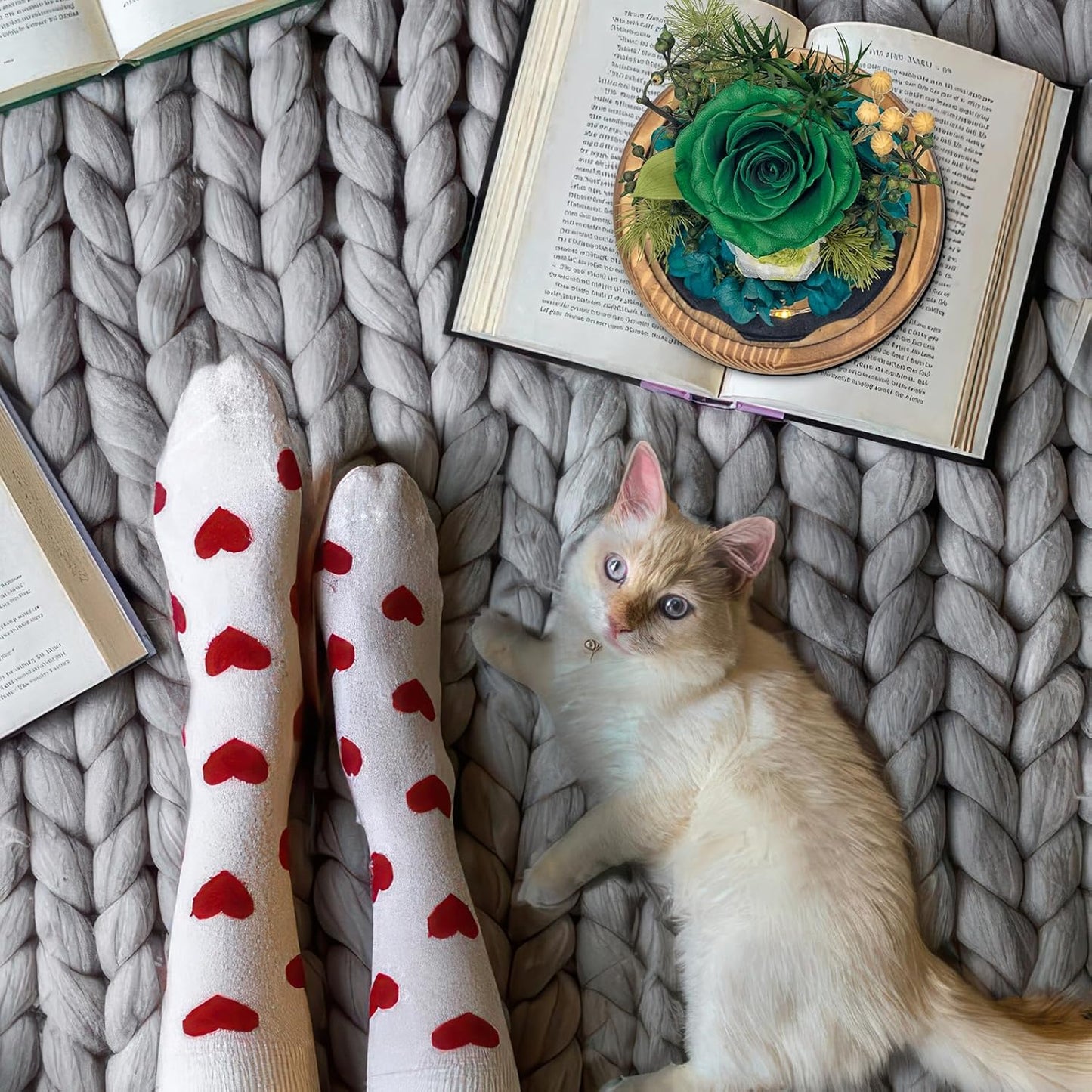 Flowers Gift – Preserved Roses Fresh Bouquet, Forever-Lasting Flowers for Delivery – Ideal Birthday Gift for Women, Valentine’s Day, Mother’s Day & Christmas