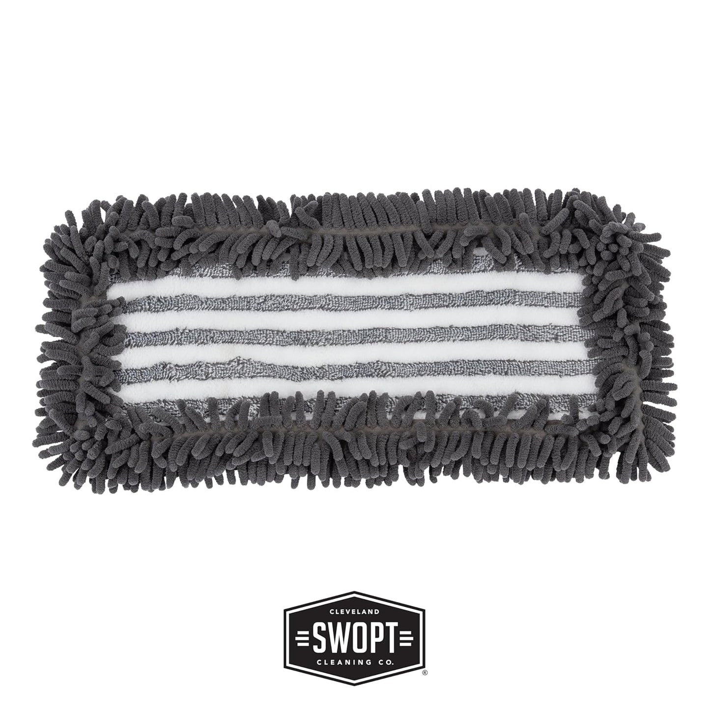 SWOPT 18” Microfiber Dust Mop Refill – Cleaning Pad for Use on Wood, Laminate, Tile – Interchangeable with All SWOPT Cleaning Products for More Efficient Cleaning and Storage
