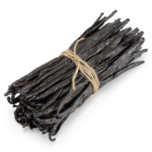 Slofoodgroup Gourmet Vanilla Beans, 25 Grade A Ugandan Vanilla Beans For Cooking, Baking and Homemade Extract