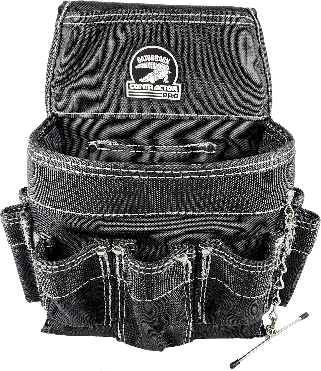 B240 Electrician's Combo with Pro-Comfort Back Support Belt. Heavy Duty Ventilated Work Belt (Large 36-40 inches)